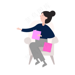 学生学习装饰图案元素