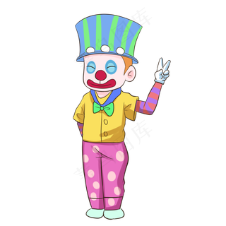 彩色创意马戏团玩耍元素