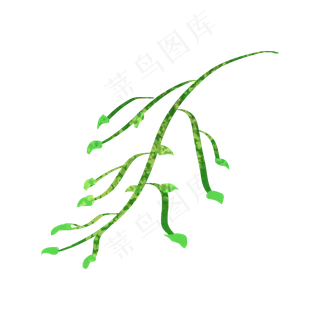 卡通手绘装饰风格植物图案