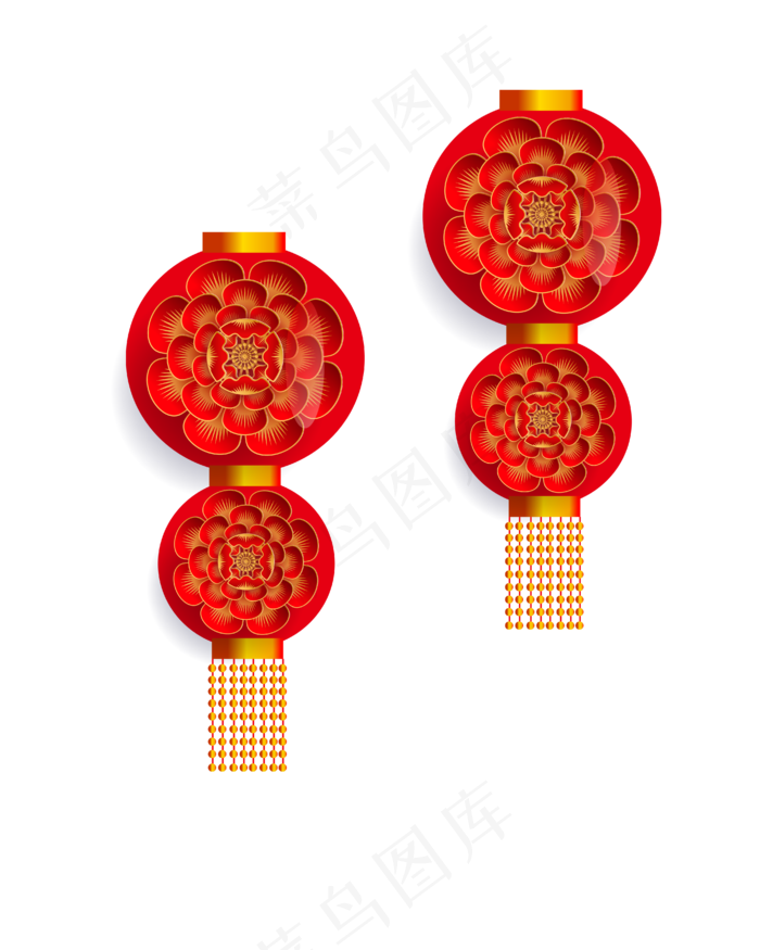 矢量手绘中国挂饰,免抠元素(4167*5208px 300 dpi )ai矢量模版下载
