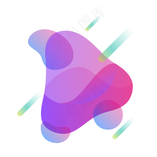 618电商流体渐变商城免扣素材,免抠元素