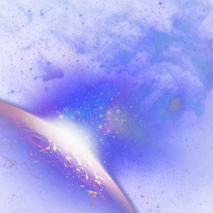 蓝色渐变星球光芒元素,免抠元素(2100*2100px 300 dpi )psd模版下载