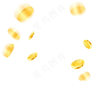 金色飞扬钱币,免抠元素 金色飞扬钱币,免抠元素