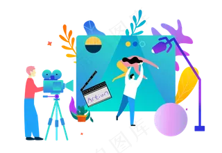 小视频拍摄直播主播