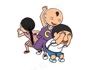 调皮的孩子恶作剧,免抠元素
