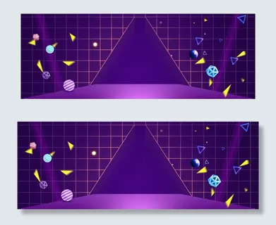 紫色618大促banner