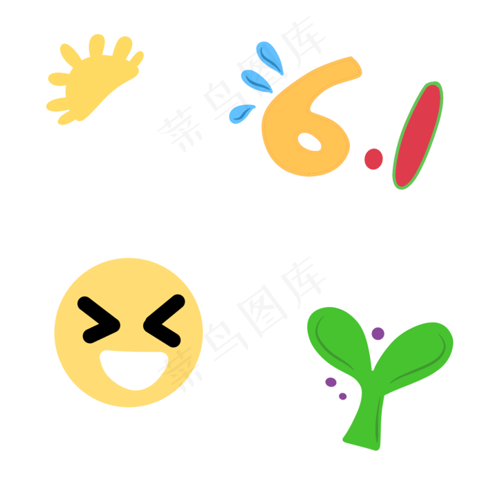 六一儿童节边框(2000X2000(DPI:300))psd模版下载