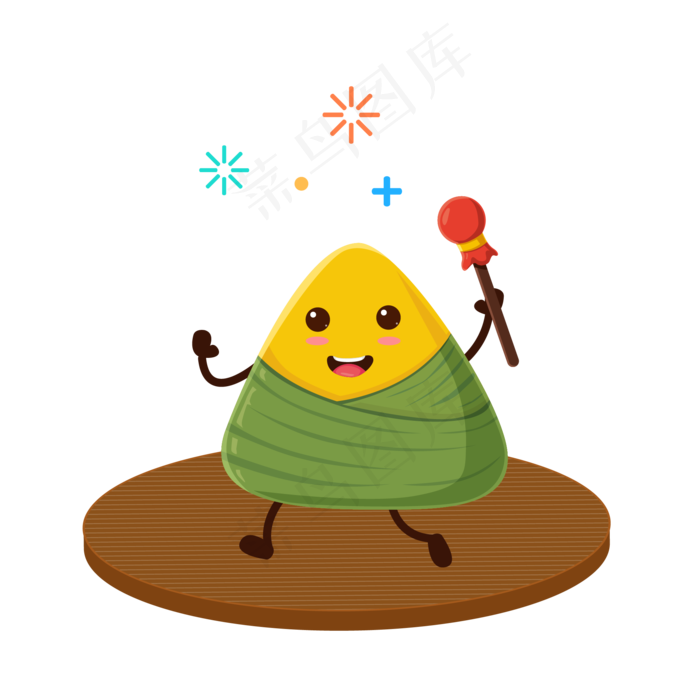 浓情端午节可爱卡通粽子表情