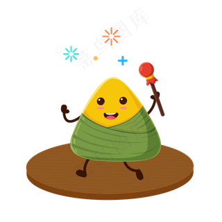 浓情端午节可爱卡通粽子表情