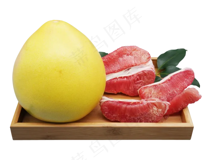 红心柚子水果,免抠元素(3957*3000px 300 dpi )