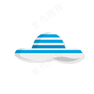 夏季夏天夏至海滩帽子免扣素材