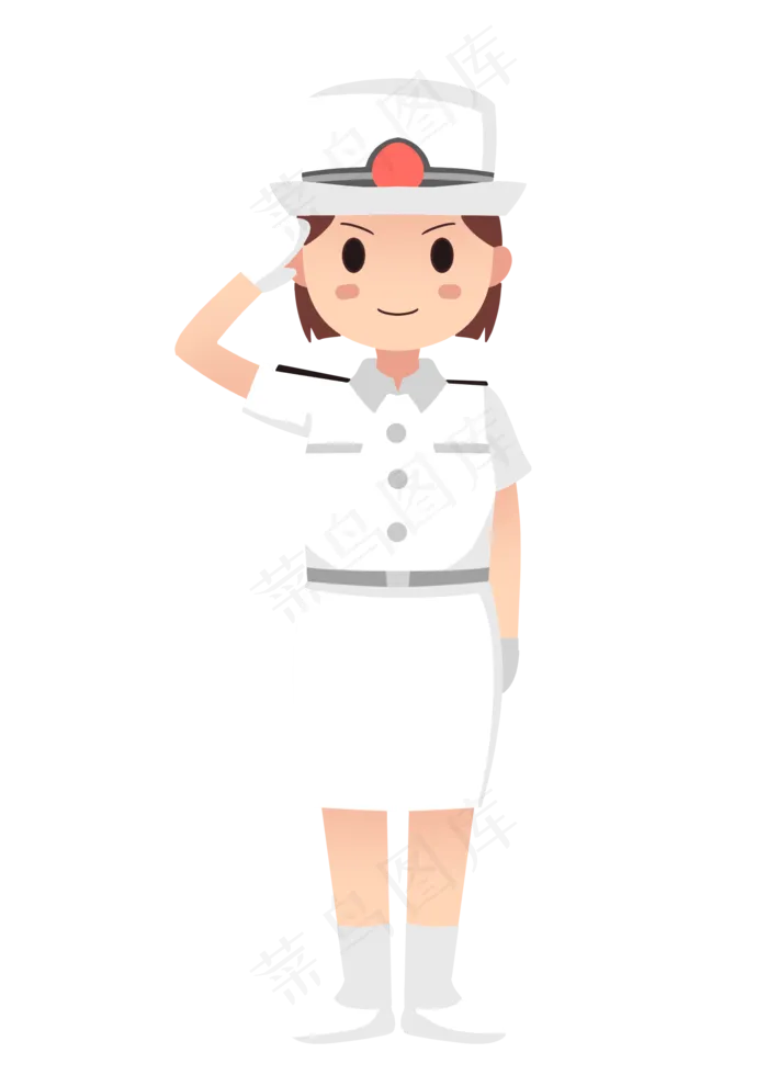 建军节军人女兵军礼(2000X2800(DPI:300))psd模版下载