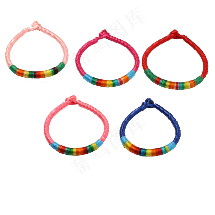 五个五彩绳小产品
