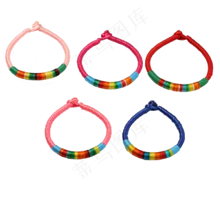 五个五彩绳小产品