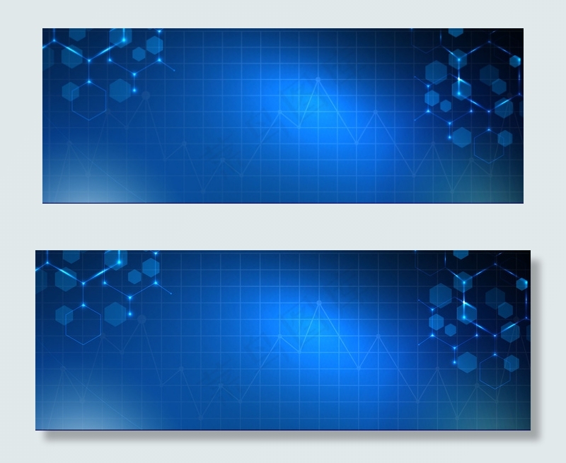 科技几何形渐变背景