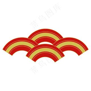 卡通传统祥云图案,免抠元素