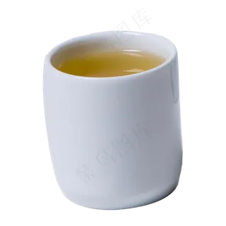 白色真实质感水杯元素