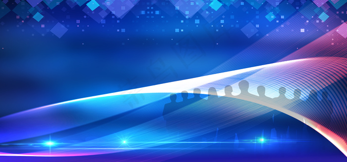 未来发展 商务海报背景素材