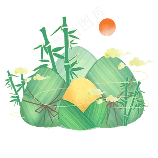 端午节创意粽子山