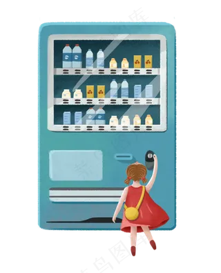 立夏女孩买冷饮