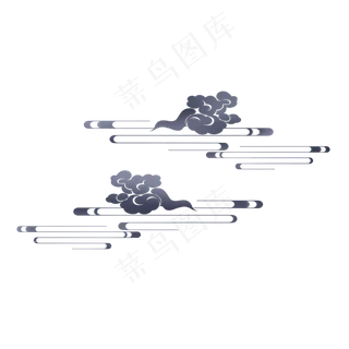 中国风新中式祥云