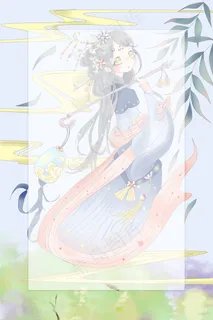 小清新唯美海报背景