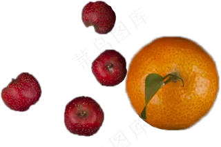 四个山楂和一个橘子