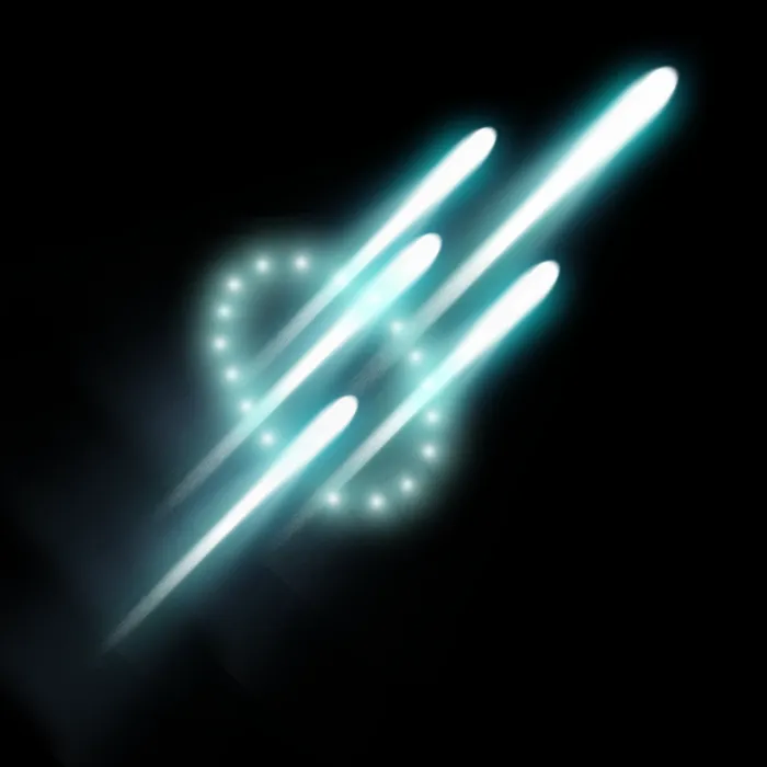 彗星群高速飞过(3000X3000(DPI:300))psd模版下载