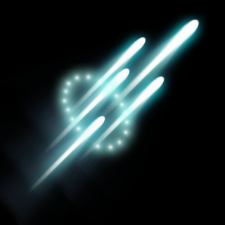 彗星群高速飞过