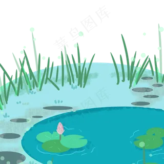 绿色的草丛免抠图