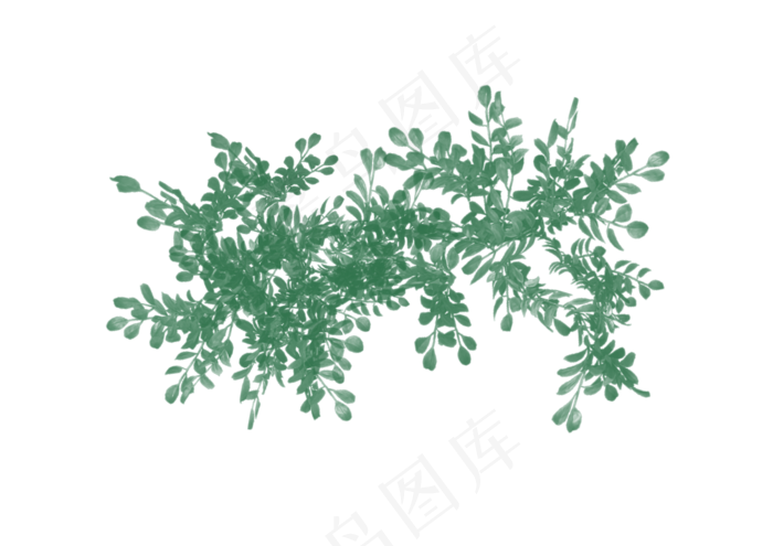 绿色叶子枝条元素
