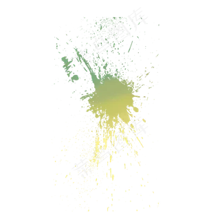 浅绿色墨迹水墨黑色喷墨