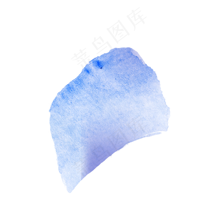 蓝色水墨笔刷(2000X2000(DPI:300))psd模版下载