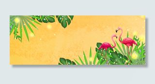 电商淘宝夏日简洁服装促销banner