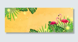 电商淘宝夏日简洁服装促销banner