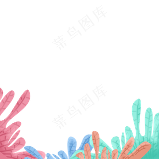 夏季盛夏夏日夏天清凉前景花草手