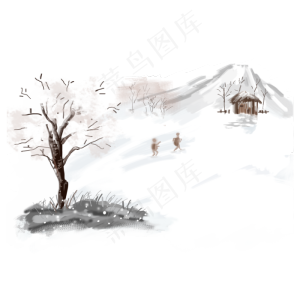 立冬雪景