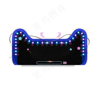 天猫猫头霓虹灯光招牌,免抠元素