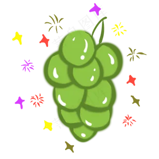 葡萄味道水果种植绿色