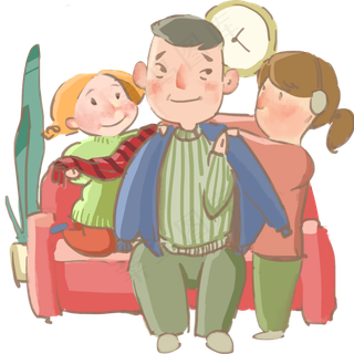 农历年水彩中国风添衣服,免抠元素