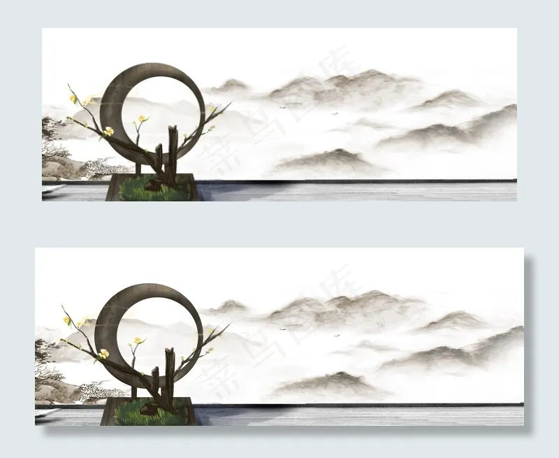 禅意古风banner