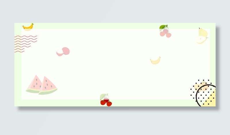 夏季畅想服装店铺首页背景