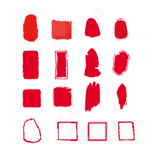 中国印章png素材