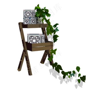 居家绿植绿萝花架