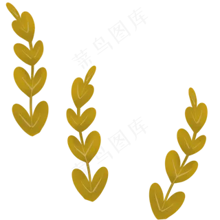 叶子春季自然植物