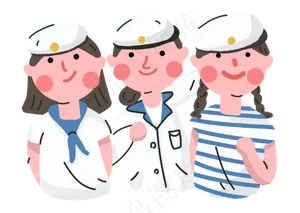 八一建军节女海军合影