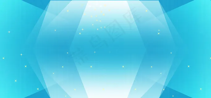 简约蓝色星星渐变纹理