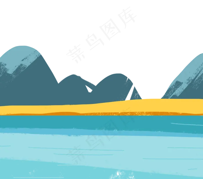 山水风景(2000X1772(DPI:300))psd模版下载