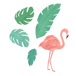 夏季海边元素装饰图,免抠元素