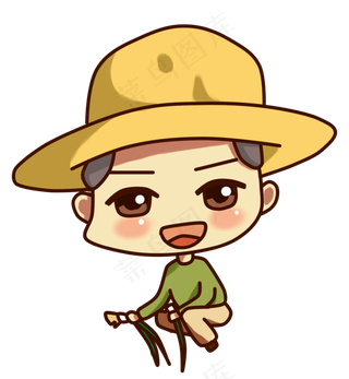 五一劳动节农民形象